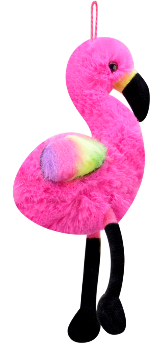 Плюшено фламинго, 60 см, Розов