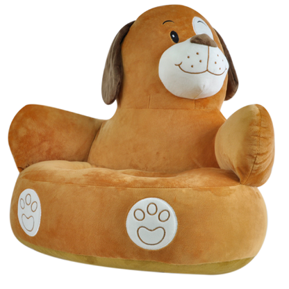 Plush children's armchair dog, 50 cm
