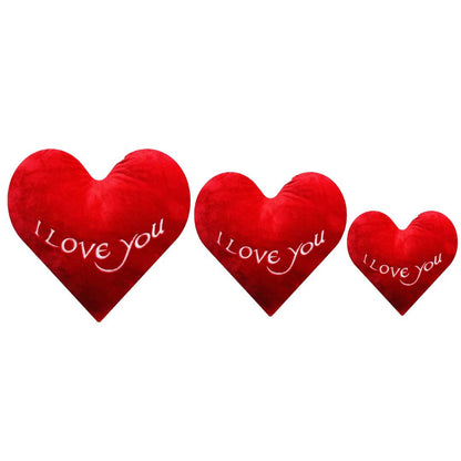Plush heart, Red, 65 cm